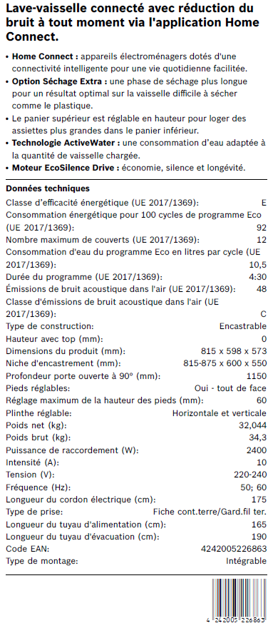 SMI2ITS33E fiche